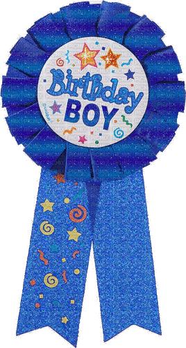 birthday boy glitter sparkly - Free animated GIF