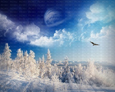 paysage neige - Free PNG