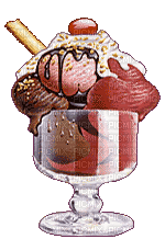 Ice cream. Dessert. Leila - Gratis animerad GIF