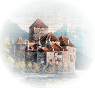 Kaz_Creations Paysage Scenery Castle - png gratis