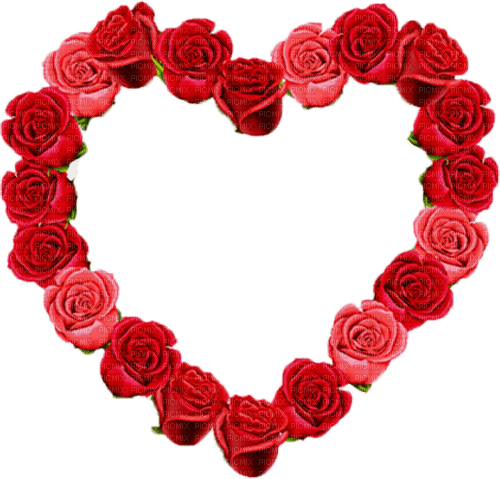 Heart roses - kostenlos png