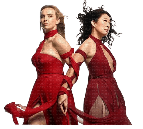 Eve and Villanelle - darmowe png
