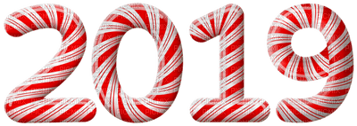new year 2019 silvester number text - PNG gratuit