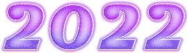 soave text new year 2022 purple - 免费PNG