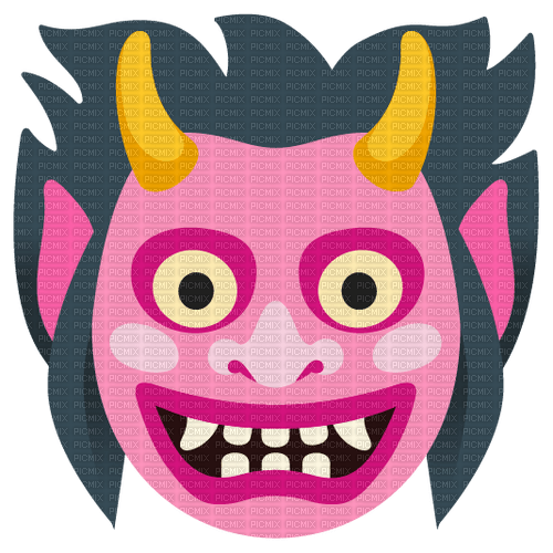 pink oni devil - ücretsiz png