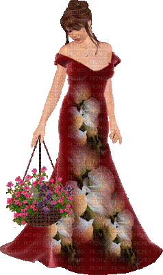 woman long dress bp - Ücretsiz animasyonlu GIF