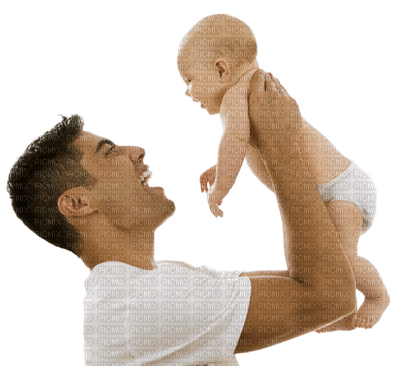 Kaz_Creations Father Child Baby Family - nemokama png