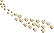 gold hearts - zdarma png