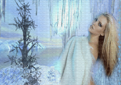 The girl of snow -1Nitsa - 無料のアニメーション GIF