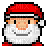 Santa emoji - GIF animasi gratis