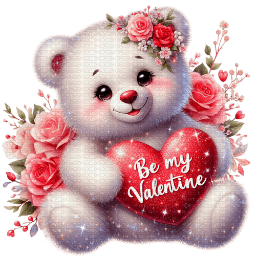 st. Valentine bear by nataliplus - PNG gratuit