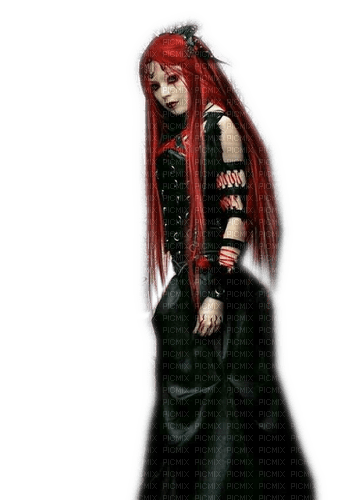 Rena Gothic Girl Mädchen - darmowe png