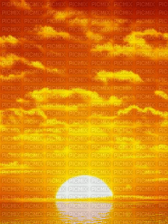 Background Sfondo arancione sole - GIF animé gratuit