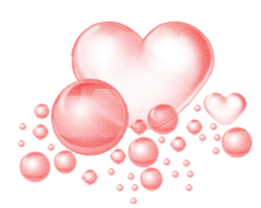 Kaz_Creations Colours Hearts Bubbles Transparent Love - PNG gratuit