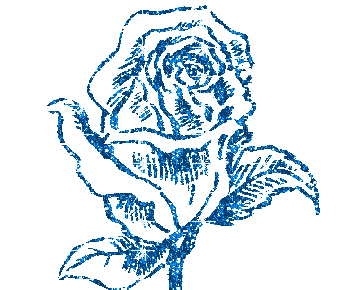 Rose bleu.Cheyenne63 - GIF animé gratuit
