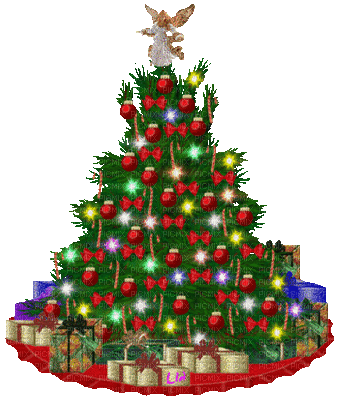 Christmas tree bp - Gratis animerad GIF