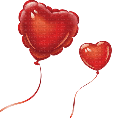 Kaz_Creations Deco Heart Love St.Valentines Day Balloons - 免费PNG