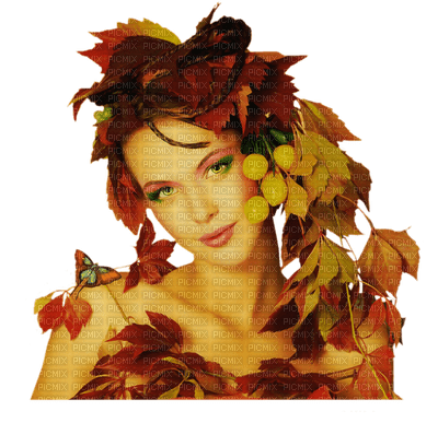 Kaz_Creations Autumn Woman Femme - png gratis