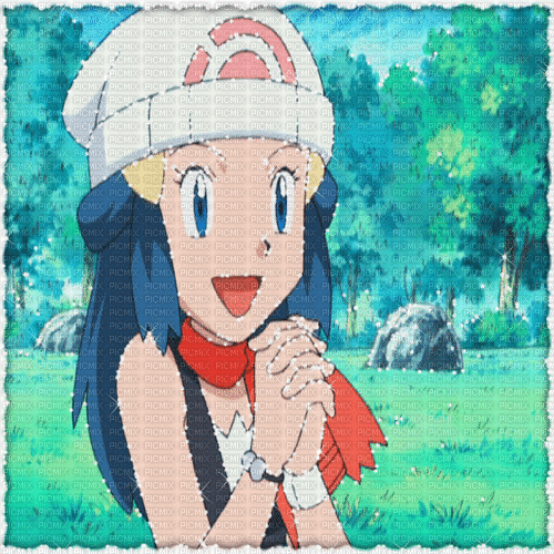 Dawn - Pokémon - GIF เคลื่อนไหวฟรี