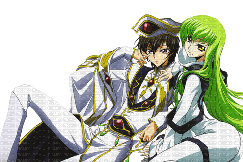 C.C. and Lelouch - zdarma png