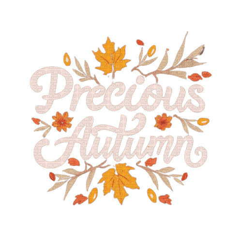 autumn text - ücretsiz png