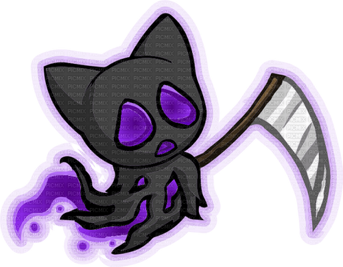 Grim Reaper Cat - фрее пнг