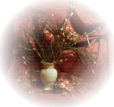 minou52-Natale-fiori in vaso-jul-blommor - zdarma png