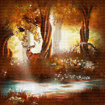 soave background animated  autumn vintage fantasy - Ücretsiz animasyonlu GIF