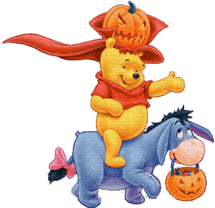 Winnie Pooh Halloween - PNG gratuit