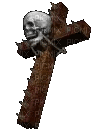 skull cross - Zdarma animovaný GIF