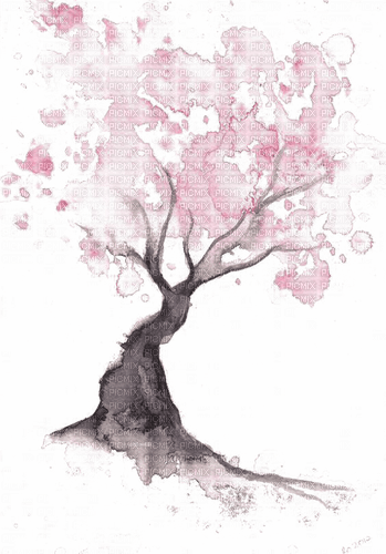 Watercolour Tree - png gratis