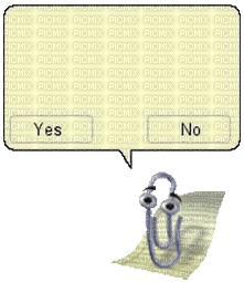 old windows clippy blank pop up - 免费PNG