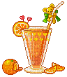 Orange Juice - Bezmaksas animēts GIF