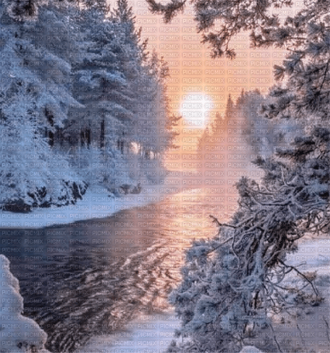 Rena Landschaft Hintergrund Winter - δωρεάν png
