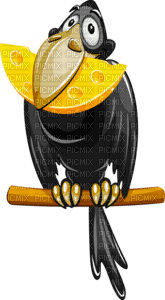 Cuervo con queso - ücretsiz png