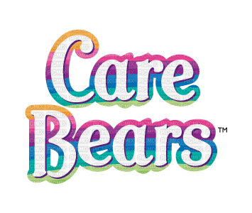 Care bears Text logo 💖💫 - gratis png