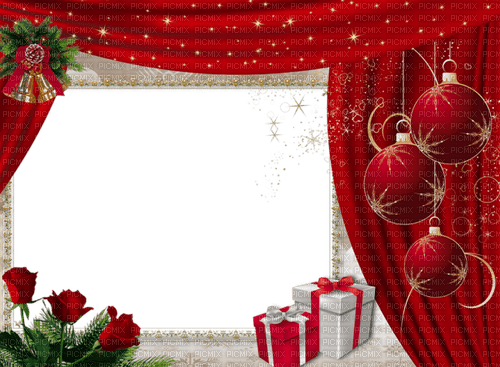 Cadre, frame,red, christmas ,noel, Adam64 - бесплатно png