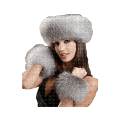 woman in fur bp - δωρεάν png