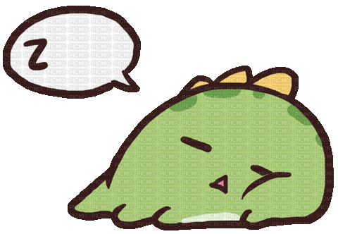 Sleep Dinosaur - 無料のアニメーション GIF