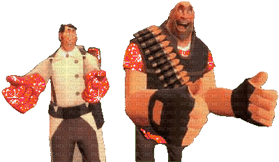 MEDIC AND HEAVY CUTIES - Kostenlose animierte GIFs