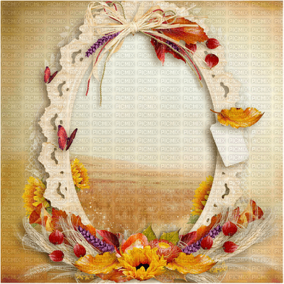 Kaz_Creations Deco  Backgrounds Background  Frames Frame Autumn - png gratuito