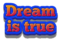 dream is true - png grátis