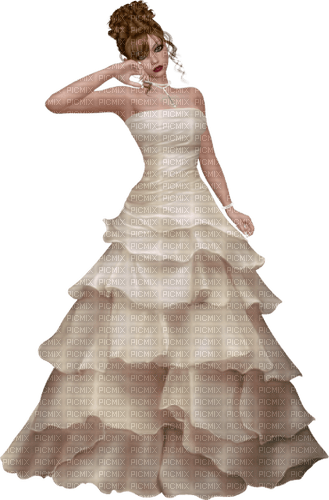 Kaz_Creations Woman-Femme-Bride-Wedding - PNG gratuit