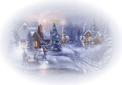 Kaz_Creations Paysage Scenery Winter Christmas - 免费PNG