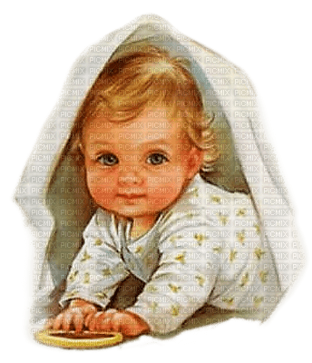 vintage baby - paintinglounge - ücretsiz png