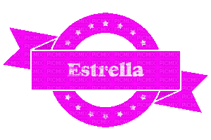 Kaz_Creations Names Estrella Colours - Animovaný GIF zadarmo