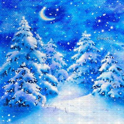 Y.A.M._Winter New year background - Free animated GIF