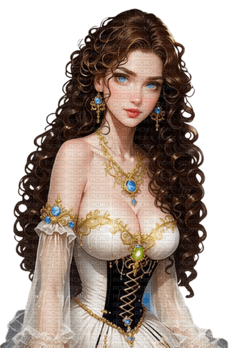 Victorian woman. Leila - PNG gratuit