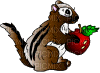 ecureuil - GIF animasi gratis