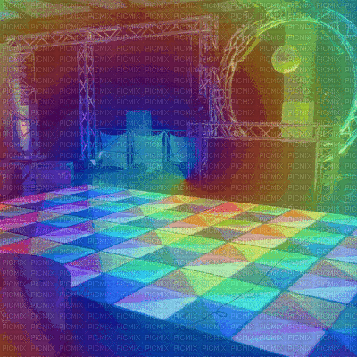 Rainbow Nightclub - GIF animado gratis